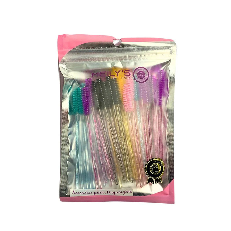 Pincéis Para Cílios e Sobrancelhas C/50 Unid - Meilys